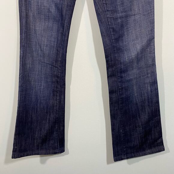 Vtg Y2K Rock & Republic Women's Low Rise Boot Cut Pocket Logo Jeans Size 24 - Picture 4 of 8
